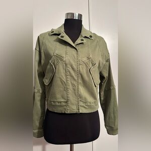 Olive Green Soft & Comfortable Jacket (has stretch)